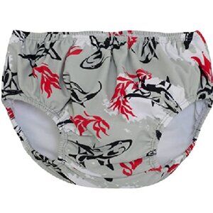 Tuga Boys Reusable Swim Diaper, UPF 50+ Sun Protection Swimwear 3-6 mont…